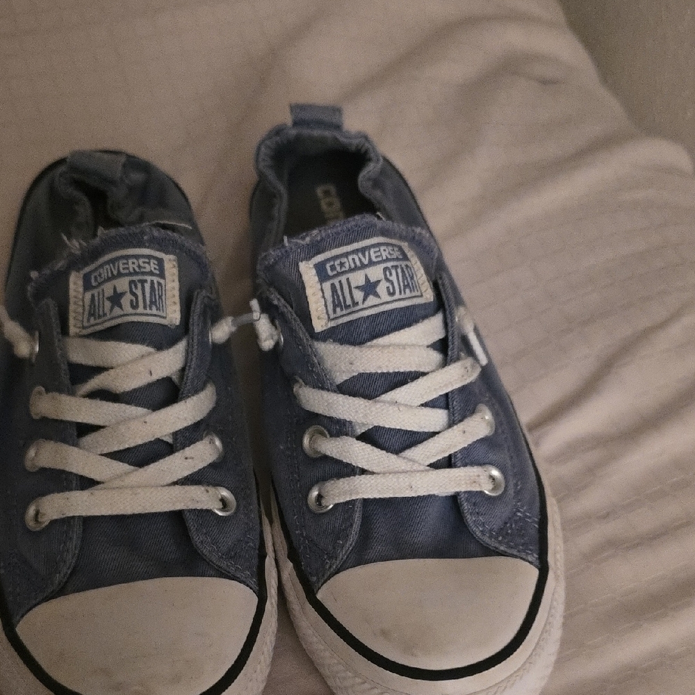 Converse Kids Denim Blue Sneakers